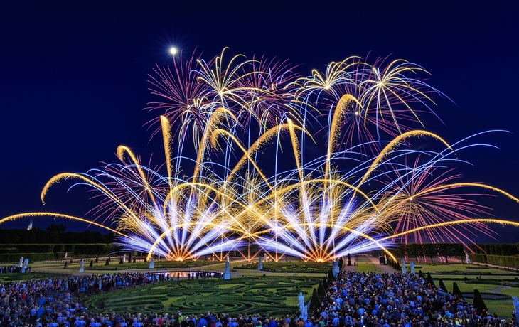 Feuerwerk beim Internationalen Feuerwerkswettbewerb in den Herrenhäuser Gärten, Hannover